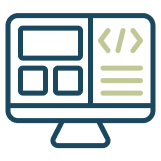 E-commerce UI UX Design Icon